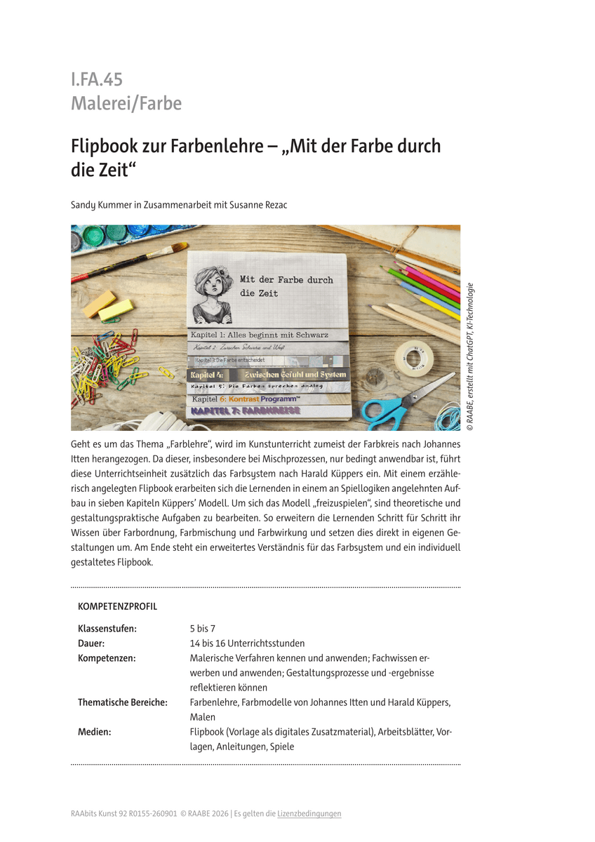 Flipbook zur Farbenlehre