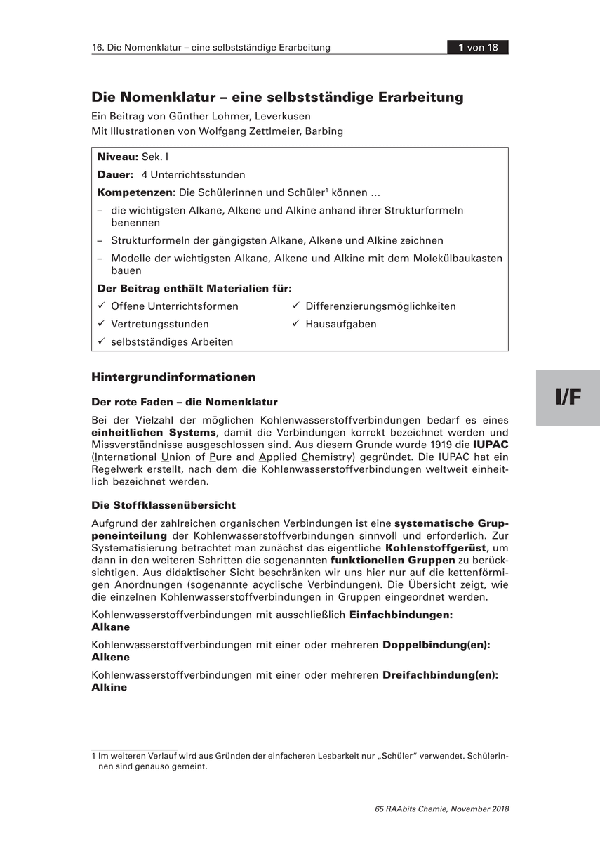Die Nomenklatur