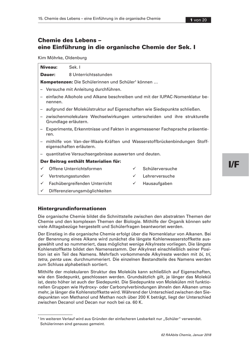 Chemie des Lebens