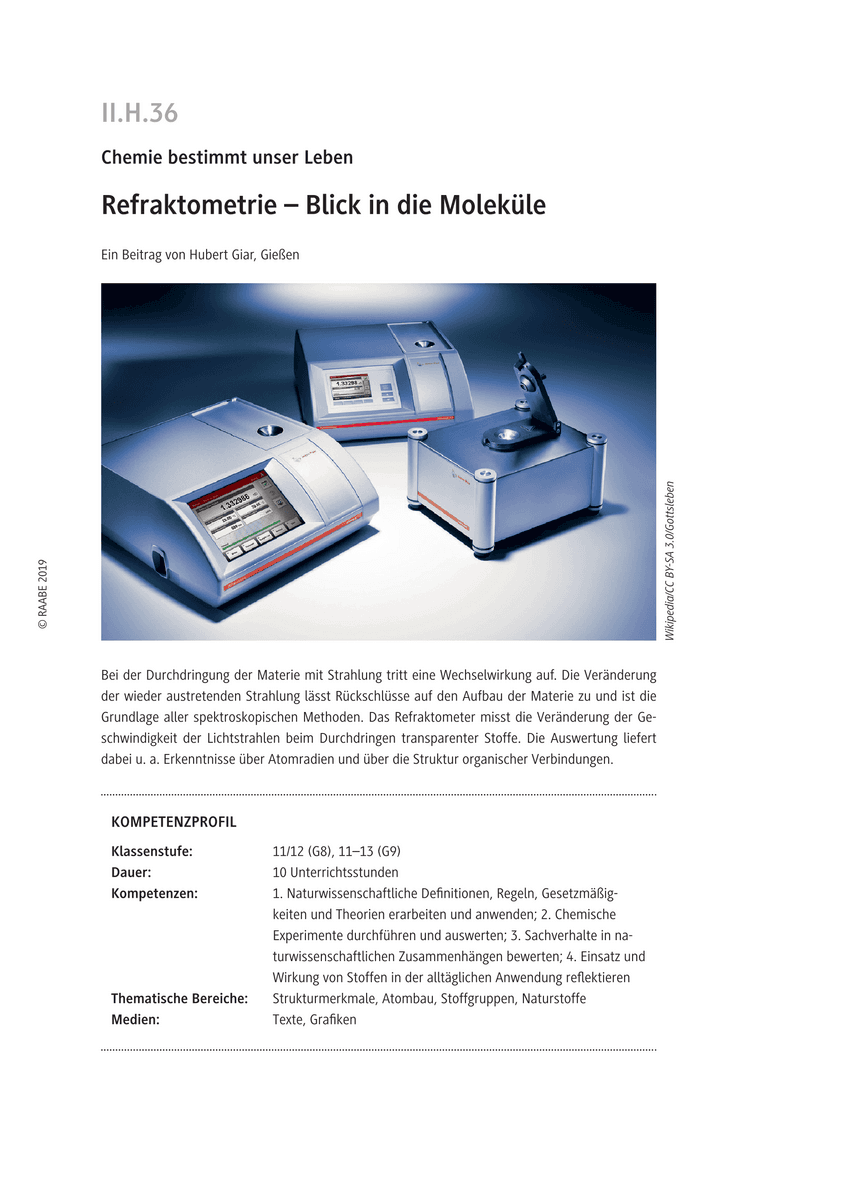 Refraktometrie