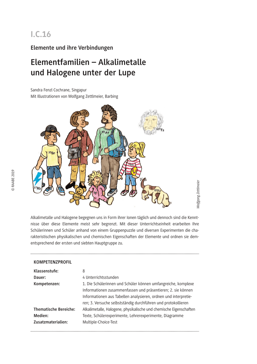 Elementfamilien