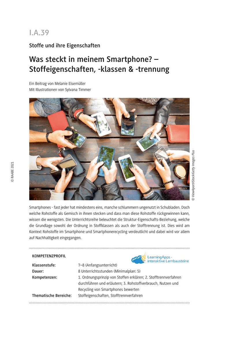 Was steckt in meinem Smartphone?