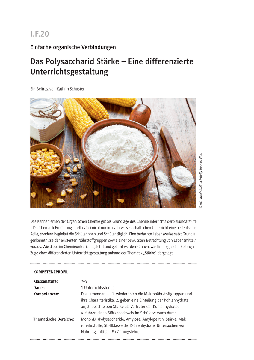 Das Polysaccharid Stärke