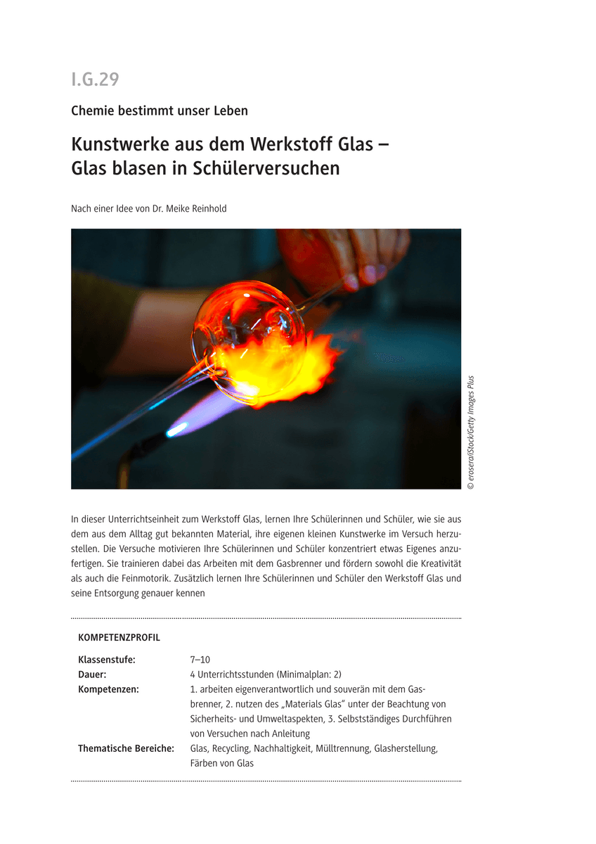 Kunstwerke aus dem Werkstoff Glas