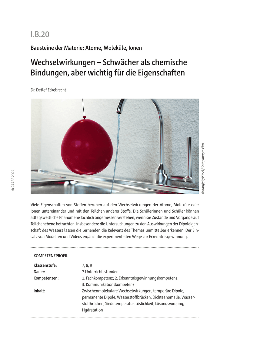 Wechselwirkungen