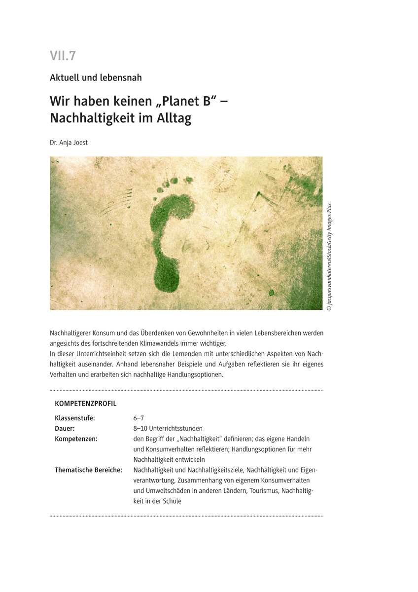 Wir haben keinen „Planet B“
