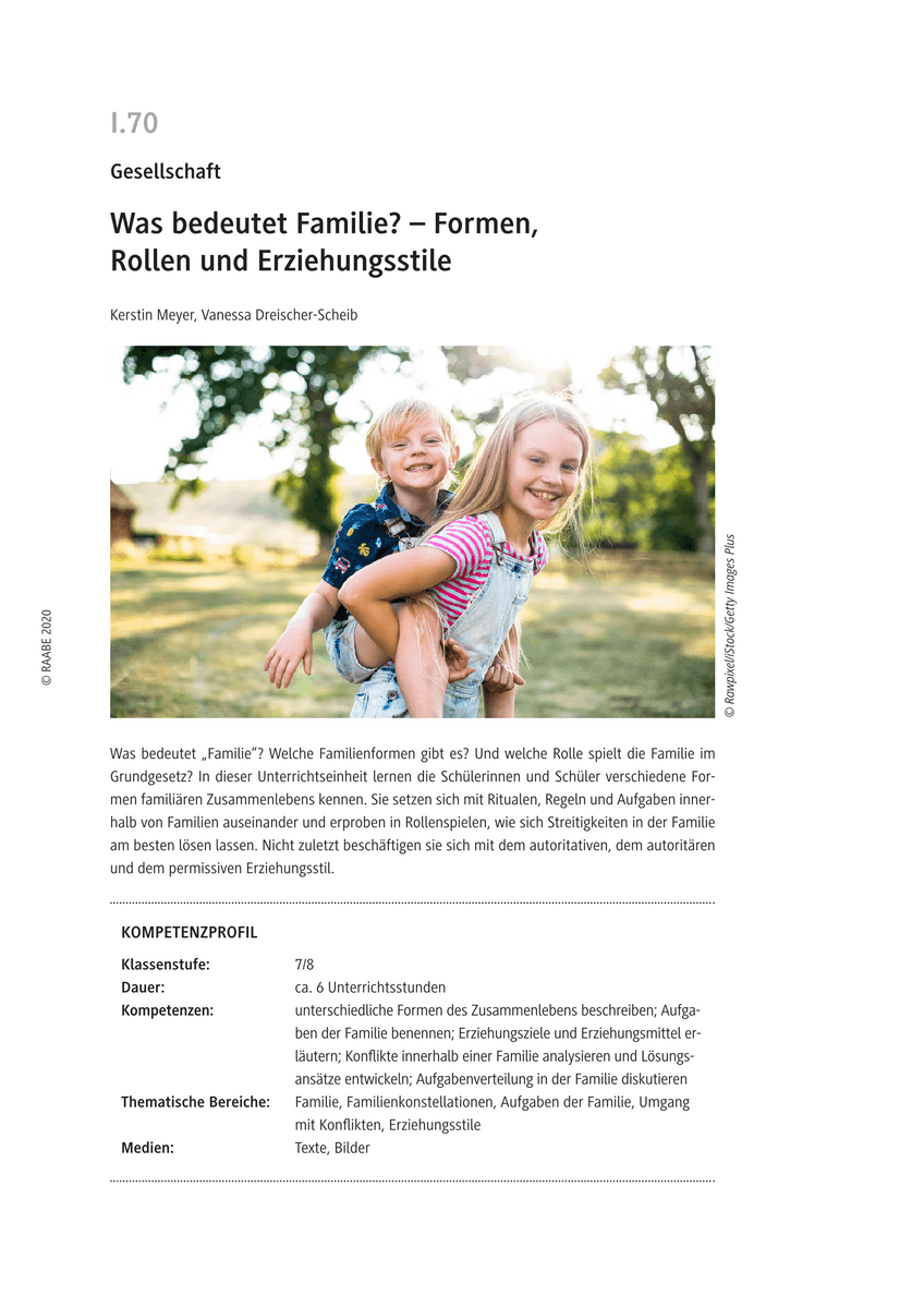 Was bedeutet Familie?