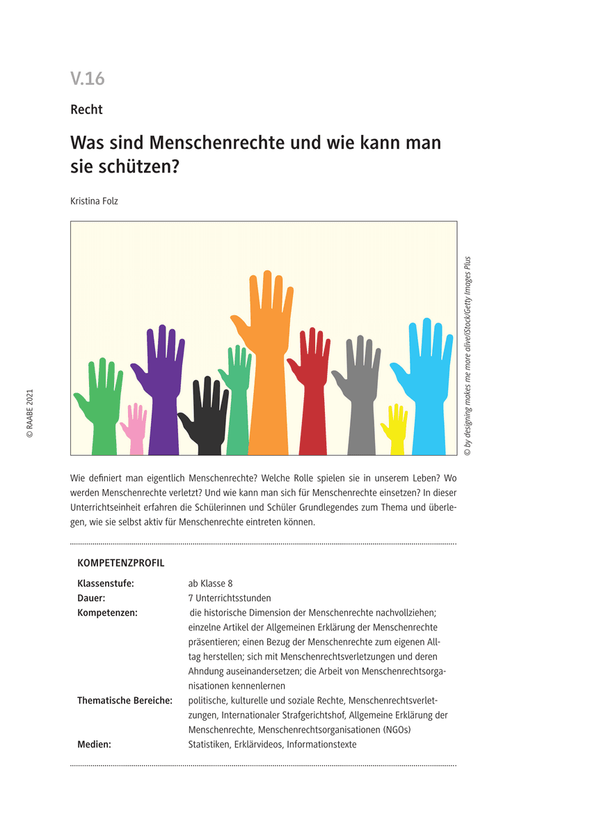 Was sind Menschenrechte und wie kann man sie schützen?