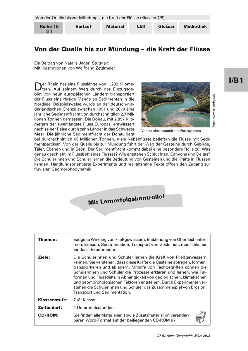 Von der Quelle bis zur Mündung