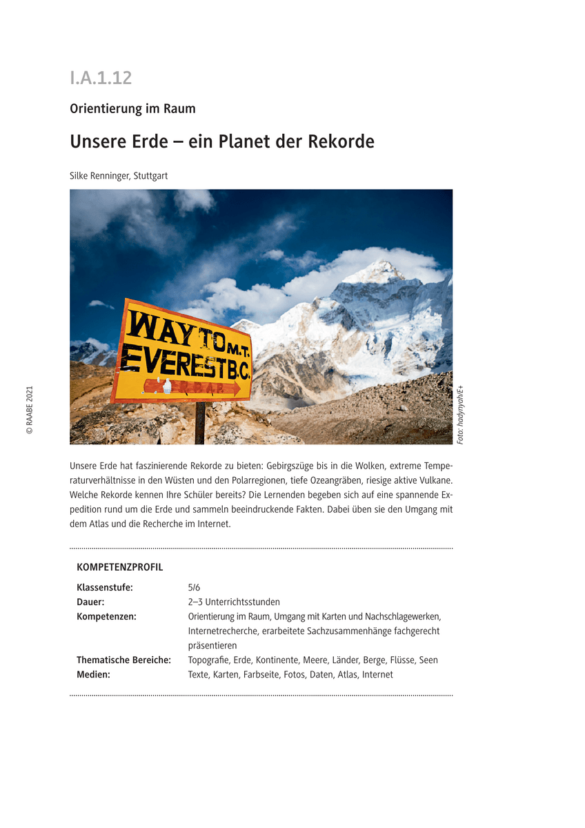 Unsere Erde