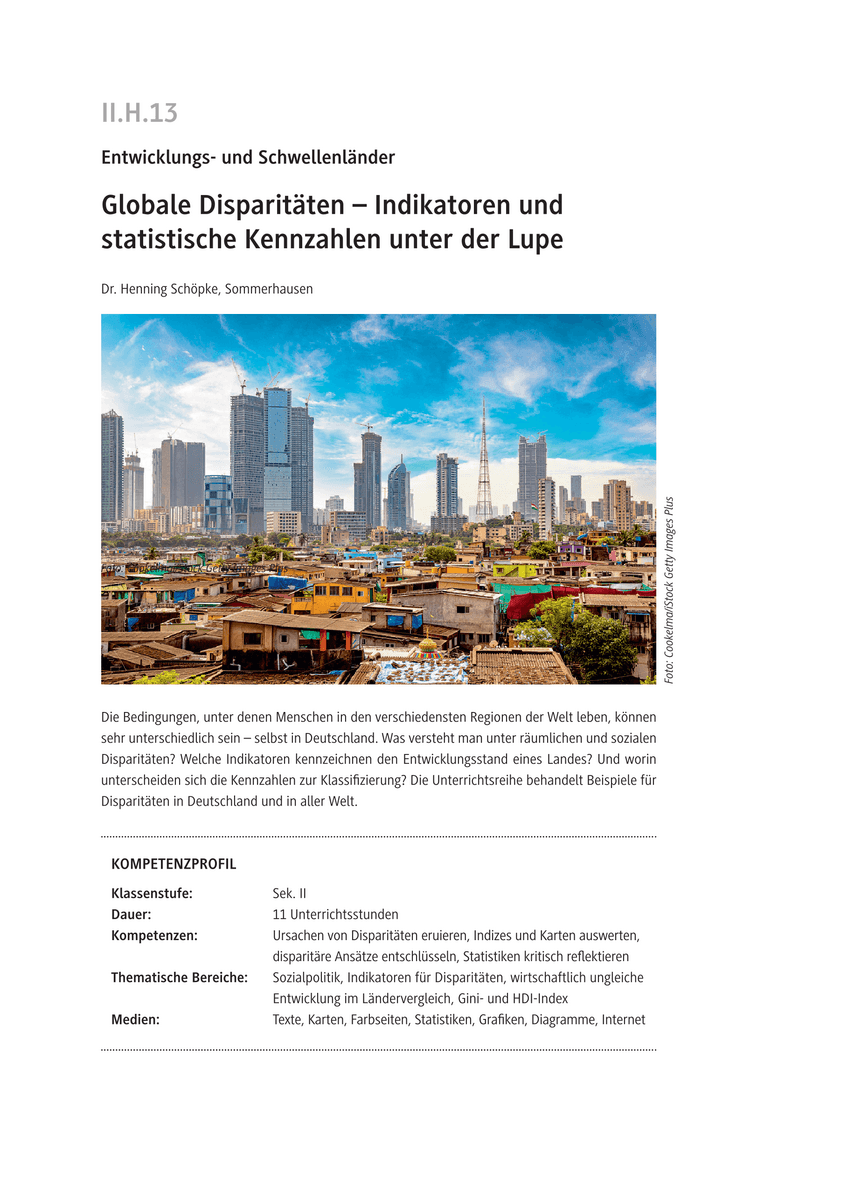 Globale Disparitäten