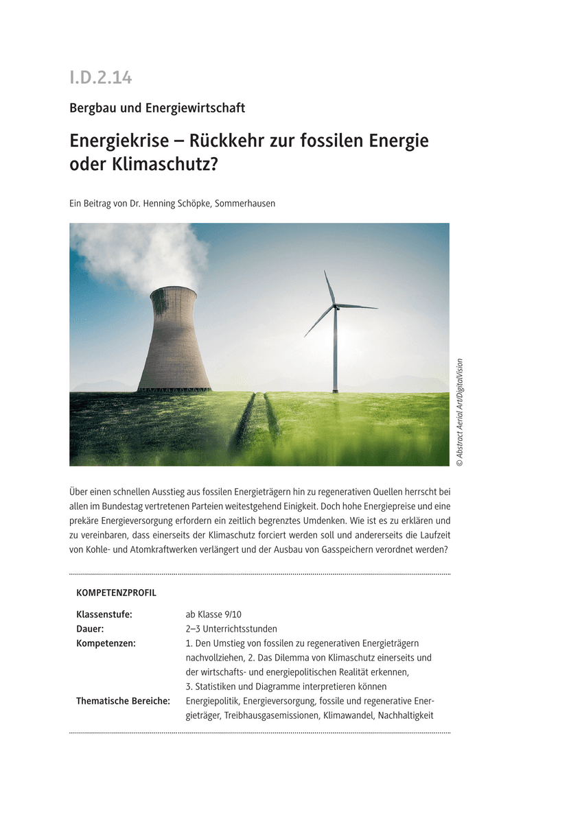 Energiekrise