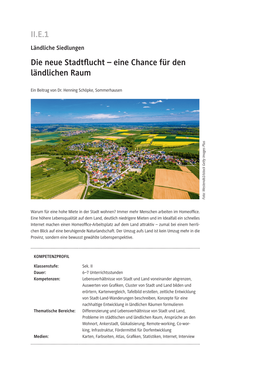 Die neue Stadtflucht
