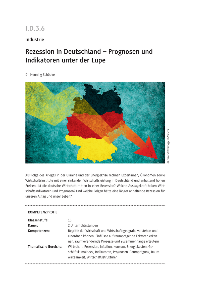 Rezession in Deutschland