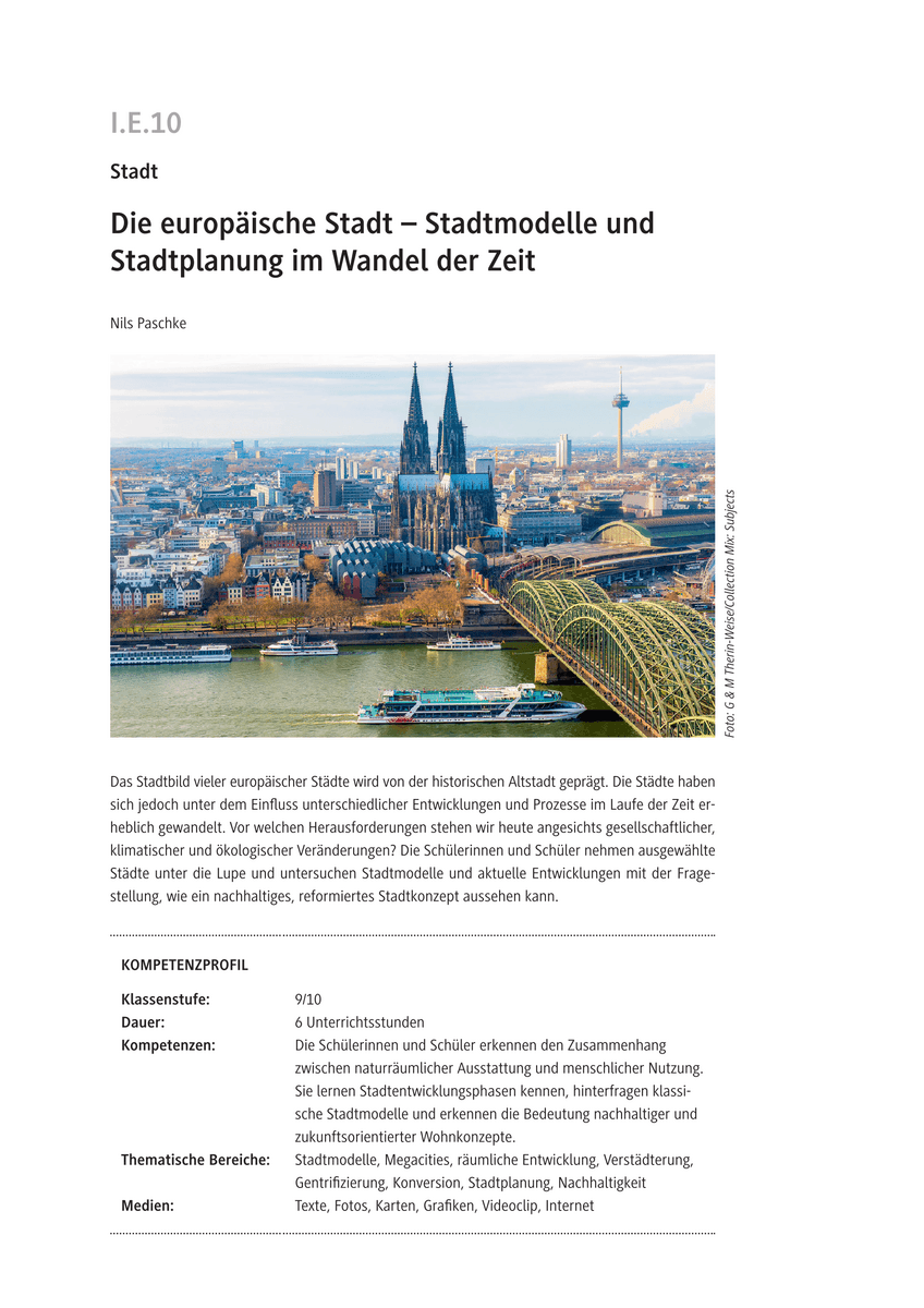 Die europäische Stadt