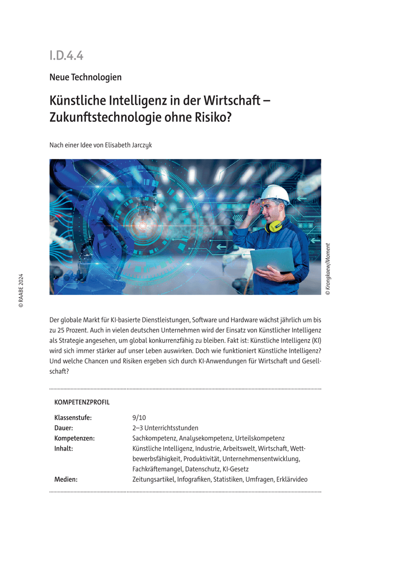 Künstliche Intelligenz in der Wirtschaft