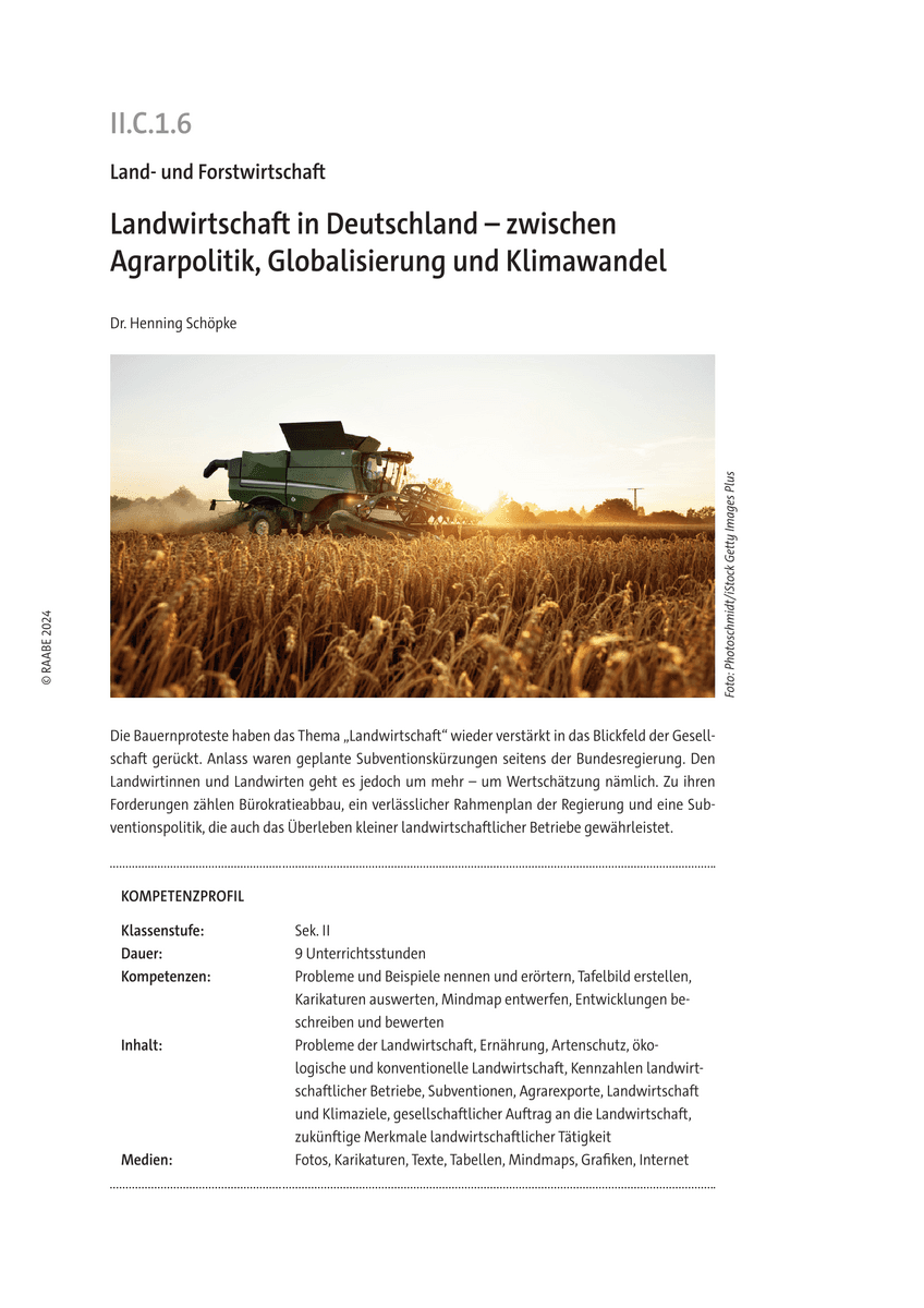 Landwirtschaft in Deutschland