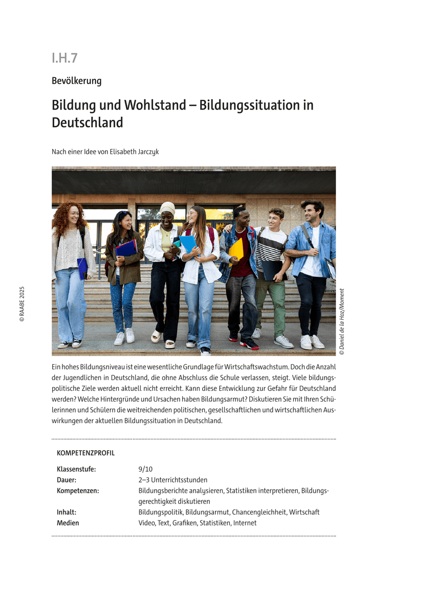 Bildung und Wohlstand