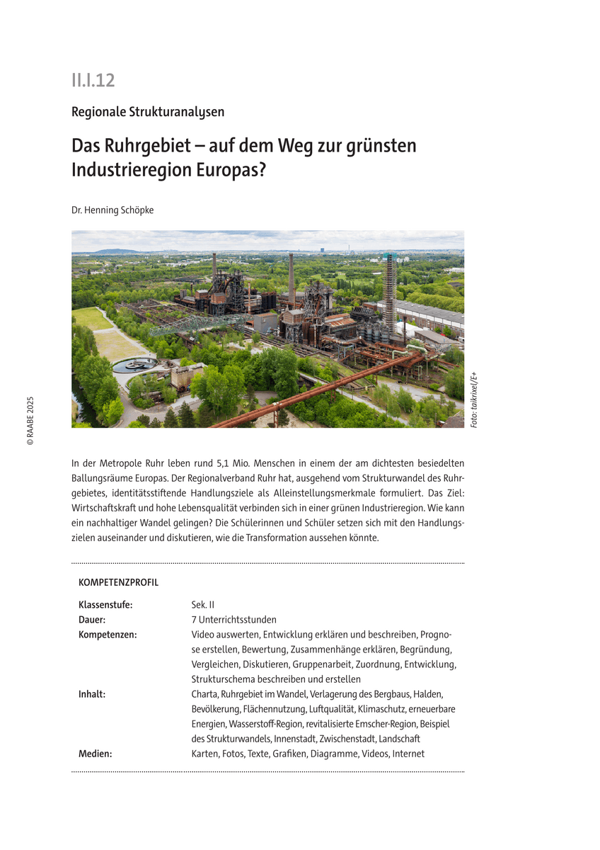 Das Ruhrgebiet