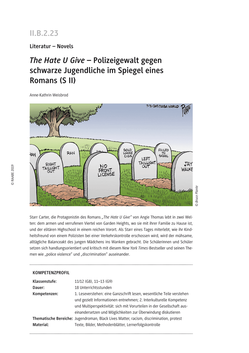 Der Roman „The Hate U Give“