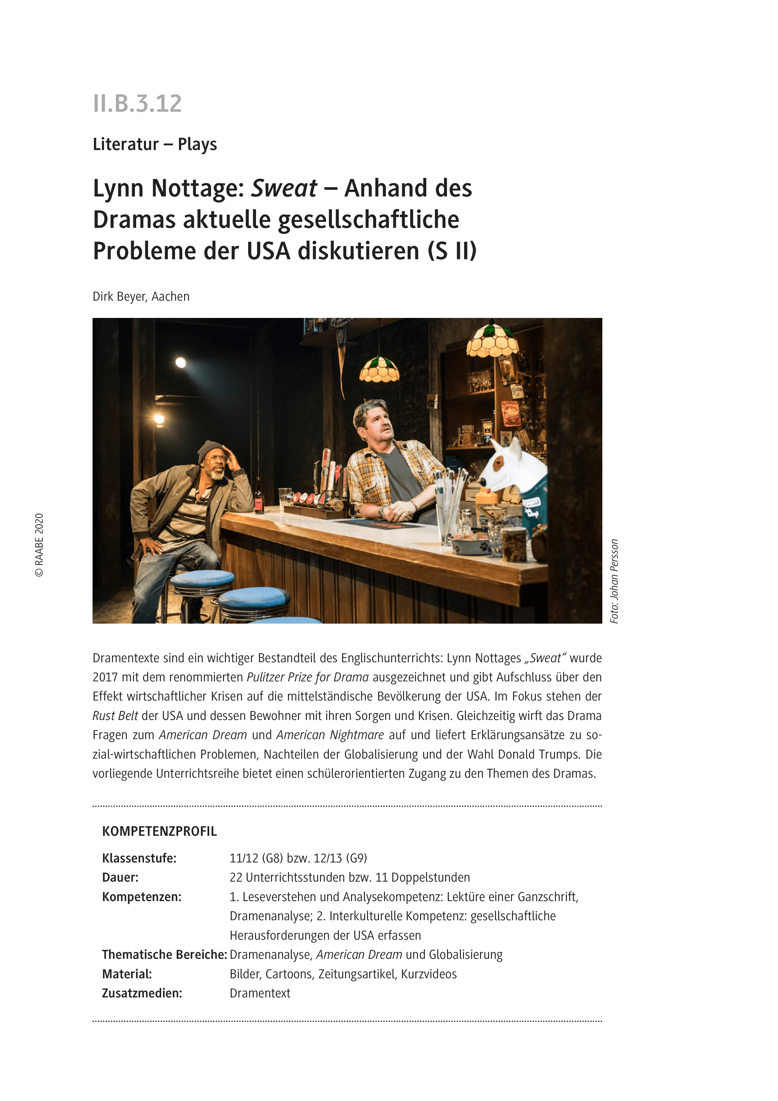 Lynn Nottage: Sweat