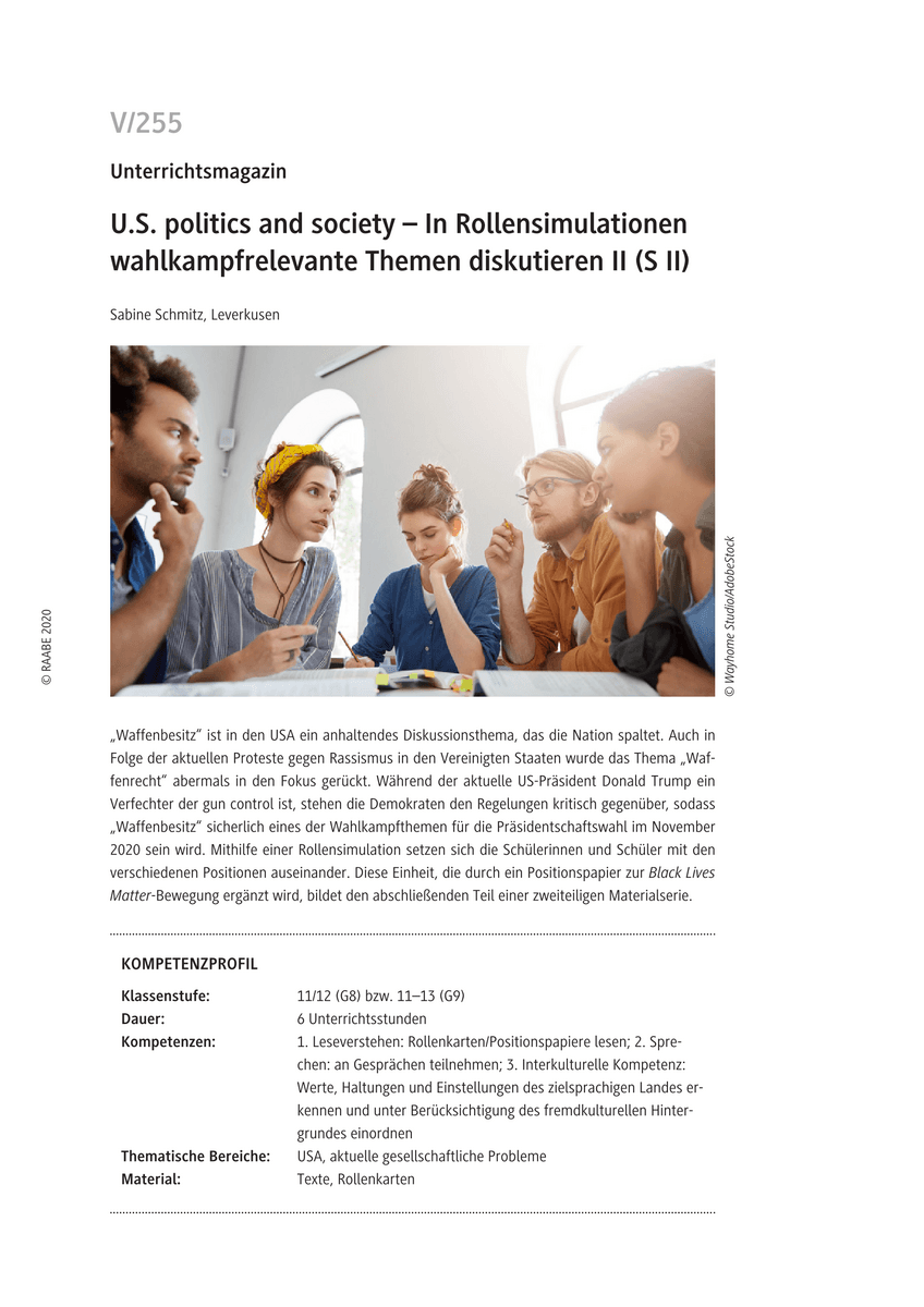 U.S. politics and society: Gun control & Black Lives Matter