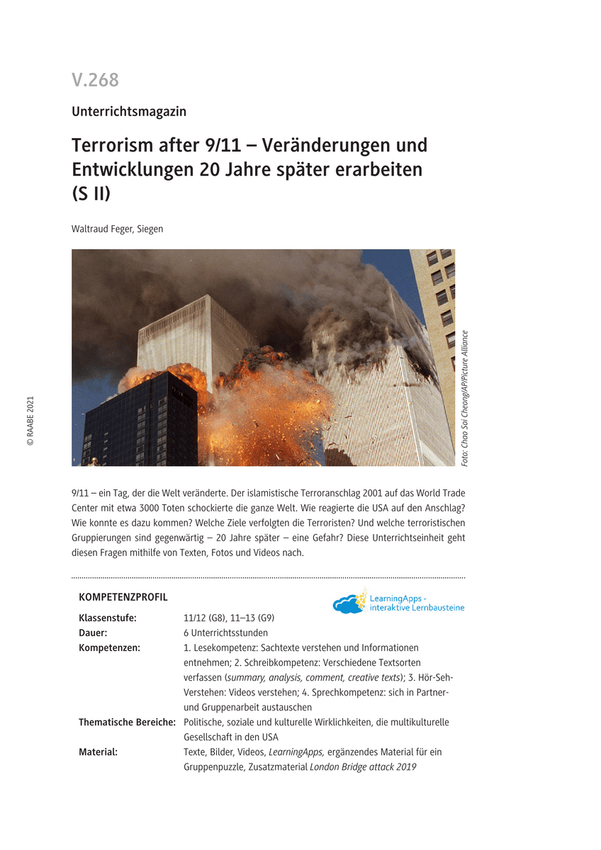 Terrorism after 9/11
