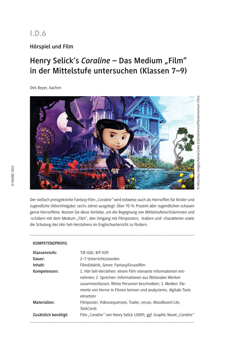 Henry Selick‘s Coraline