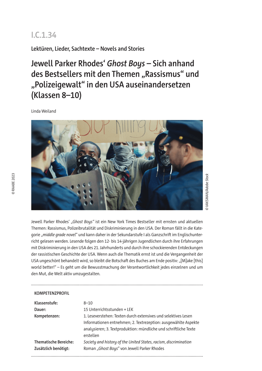 Jewell Parker Rhodes‘ "Ghost Boys"