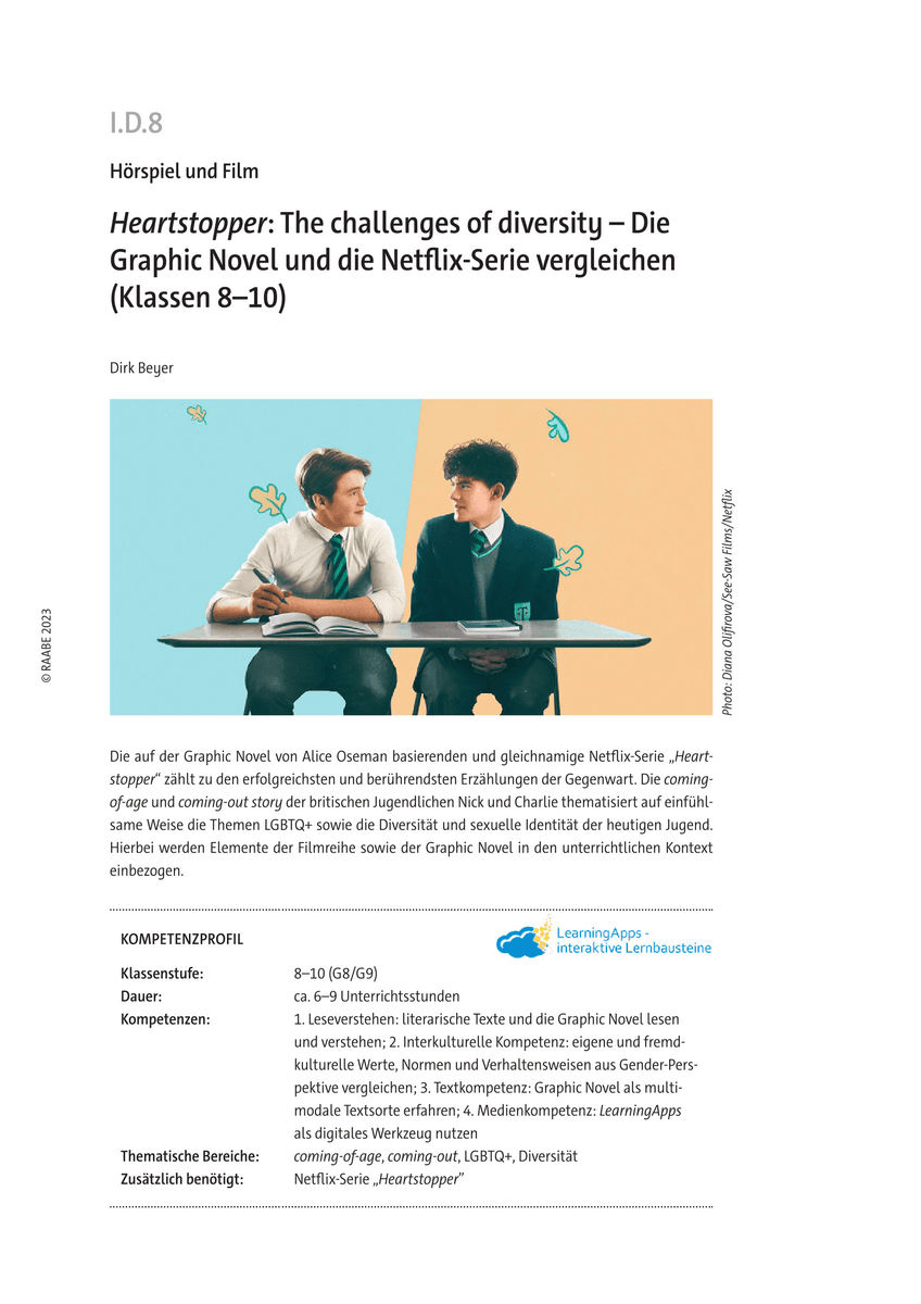 Heartstopper: The challenges of diversity