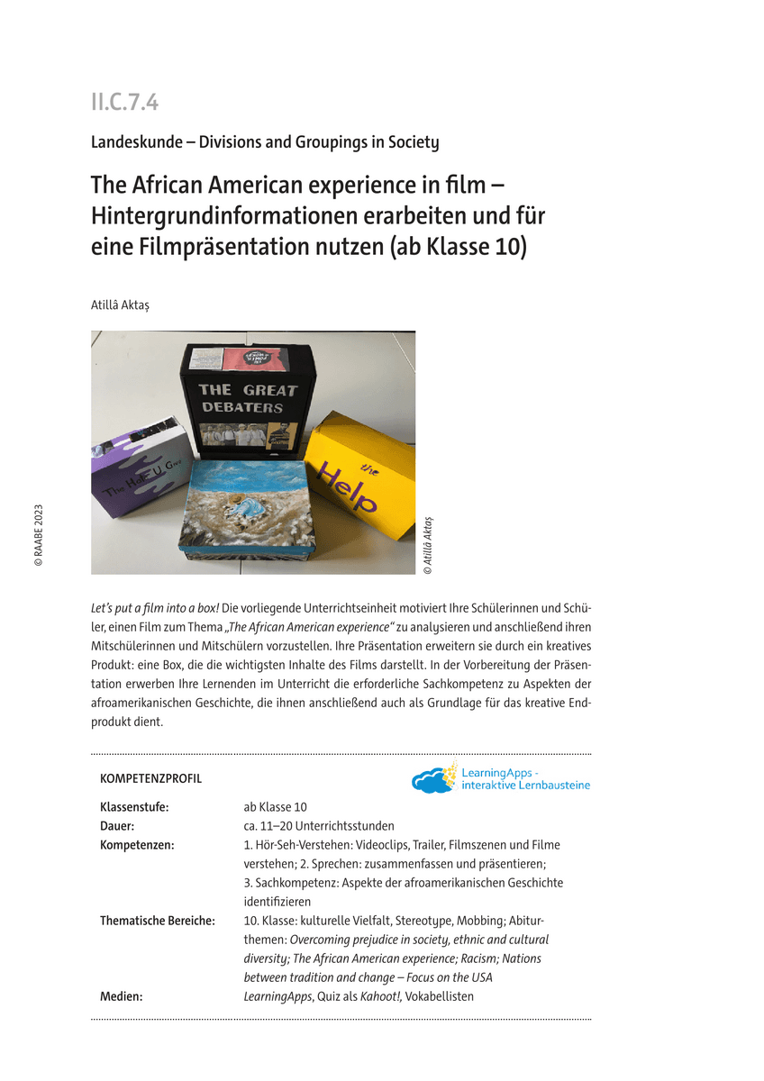 The African American experience in film