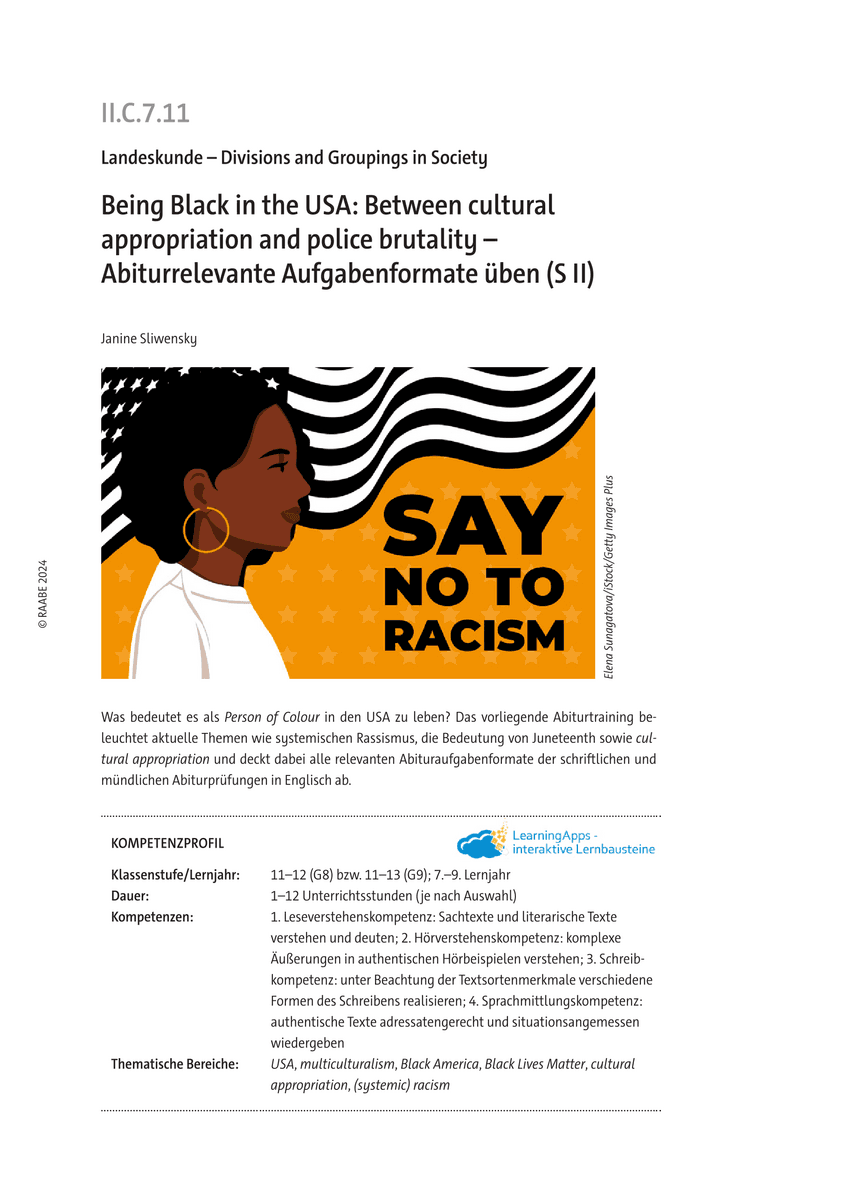 Being Black in the USA: Between cultural appropriation and police brutality