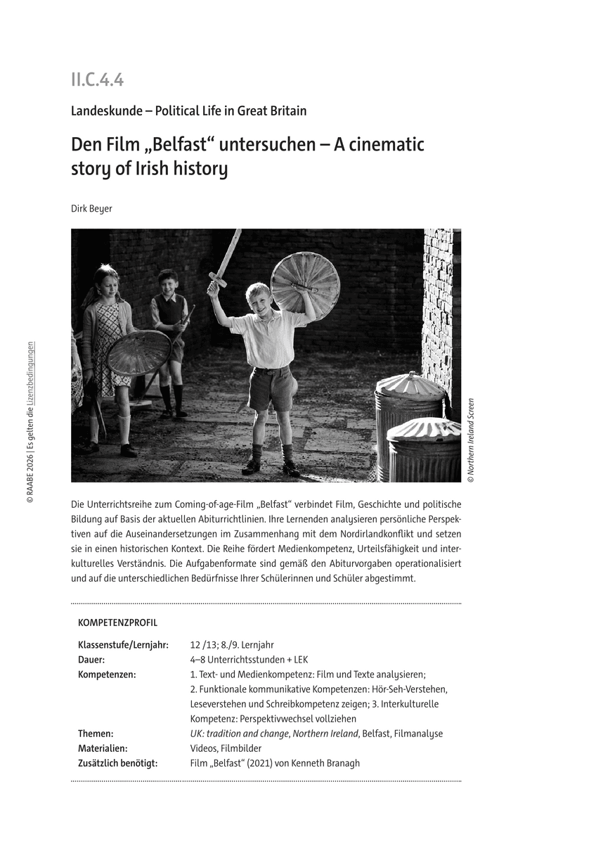 Den Film „Belfast” untersuchen