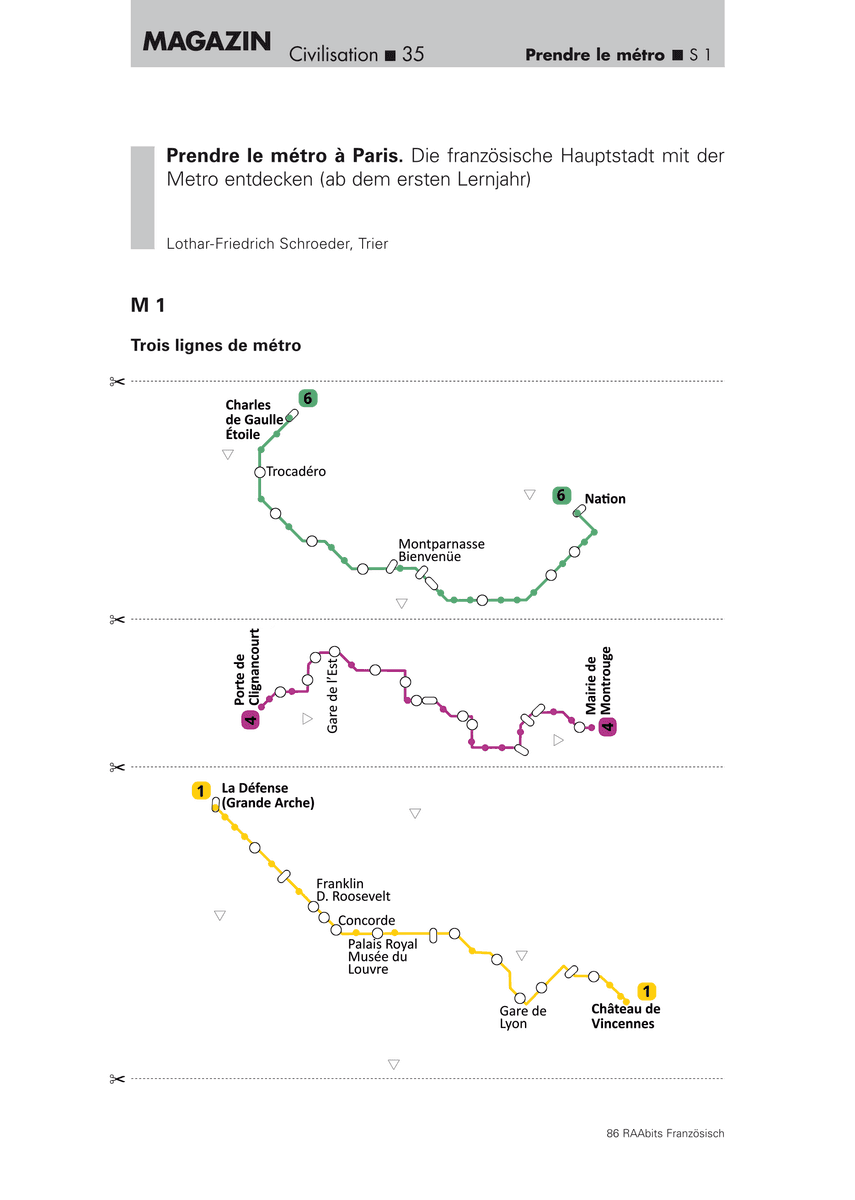 Prendre le métro à Paris