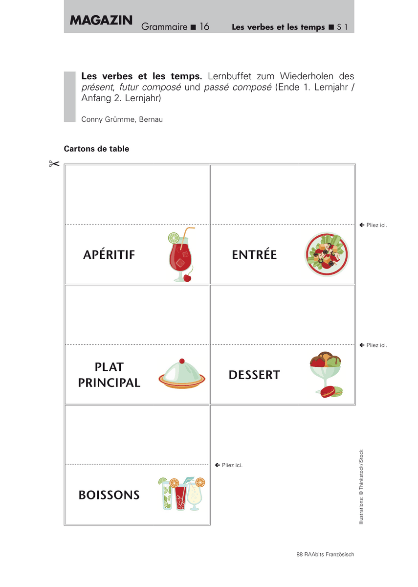 Les verbes et les temps