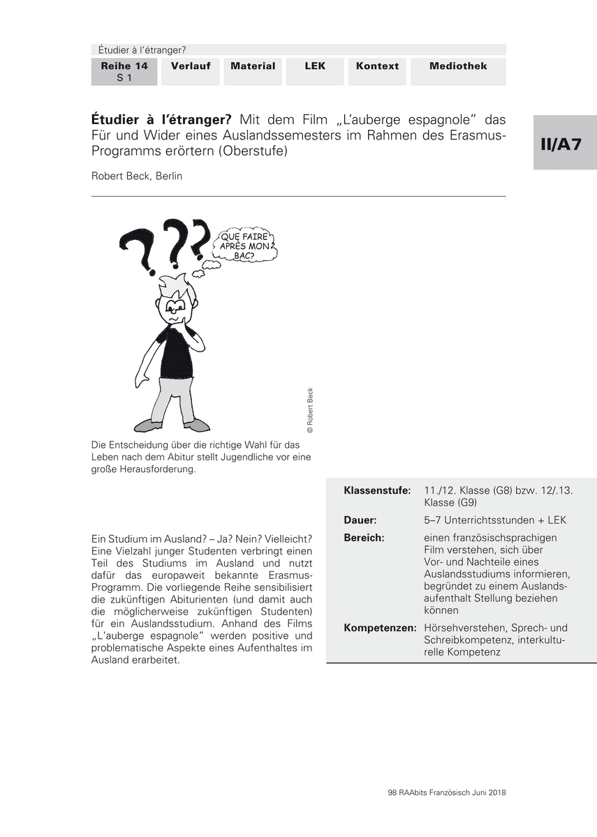 Étudier à l’étranger?