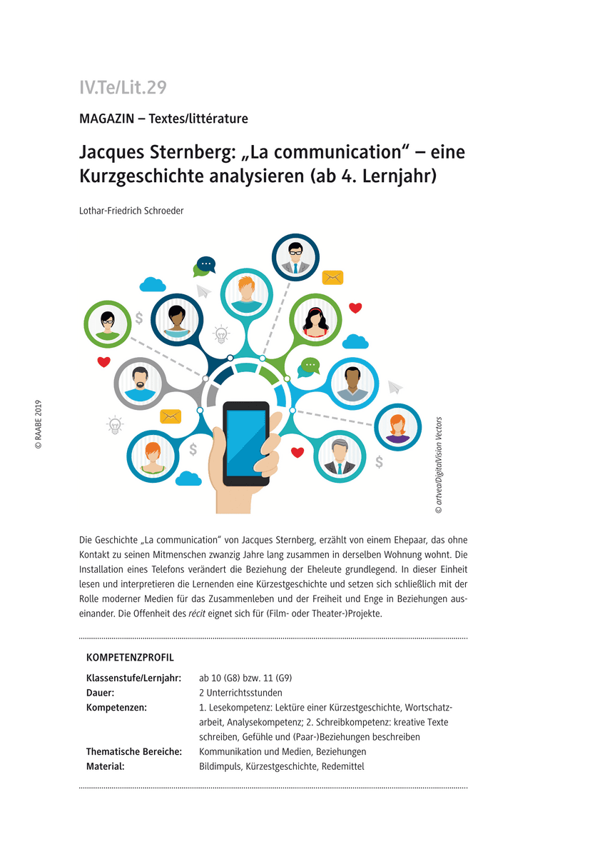 Jacques Sternberg: „La communication“