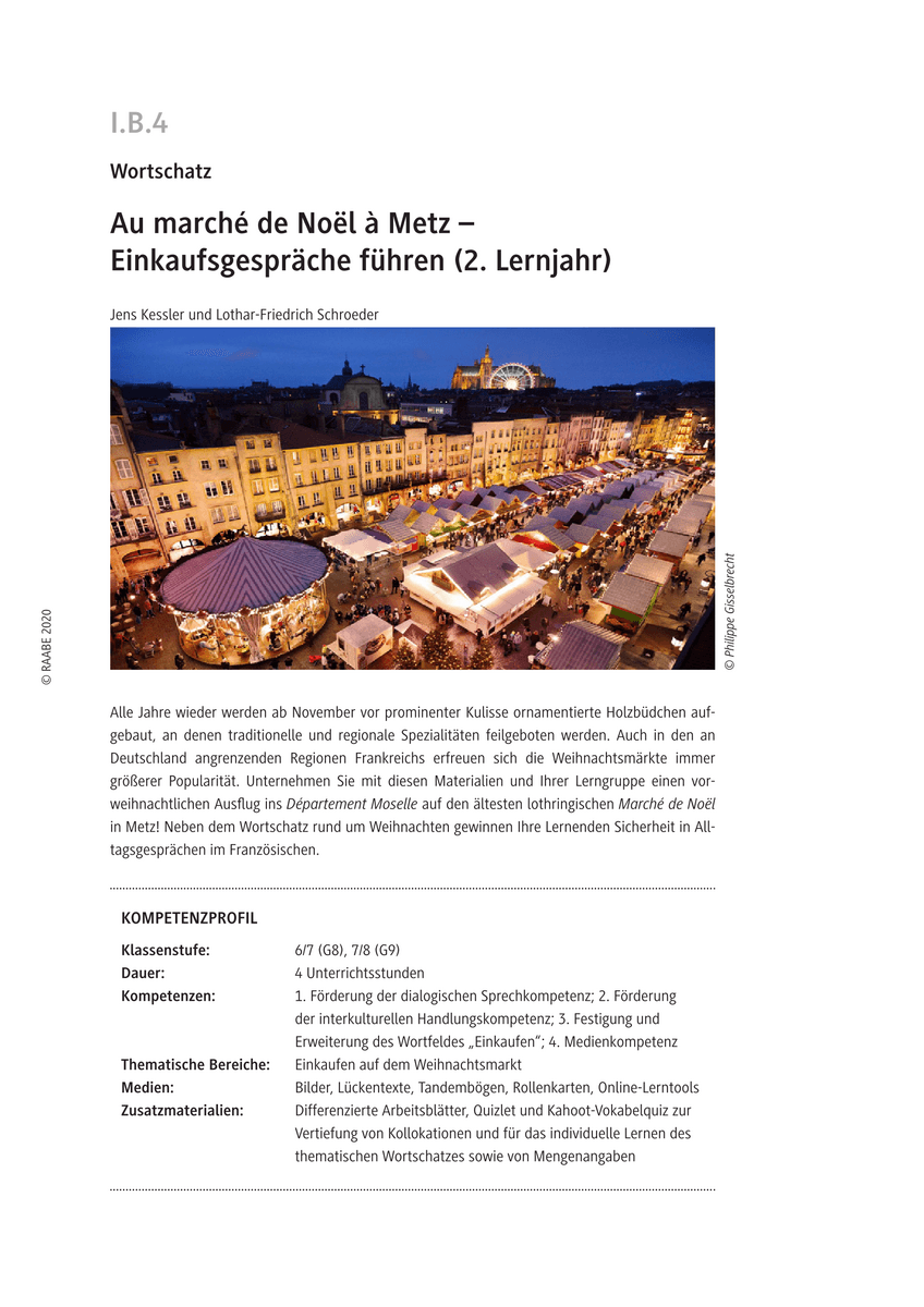 Au marché de Noël à Metz