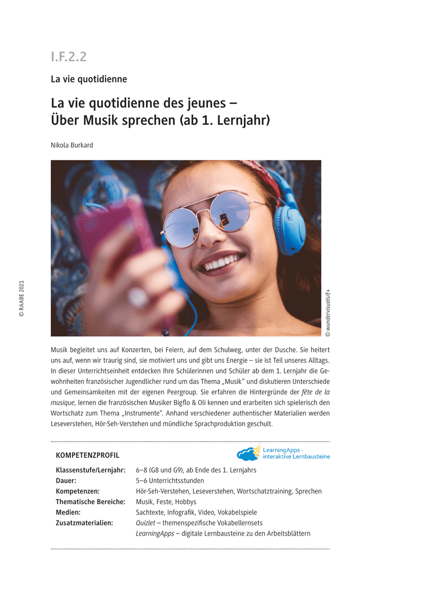 La vie quotidienne des jeunes