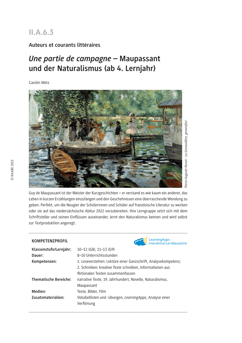 Une partie de campagne