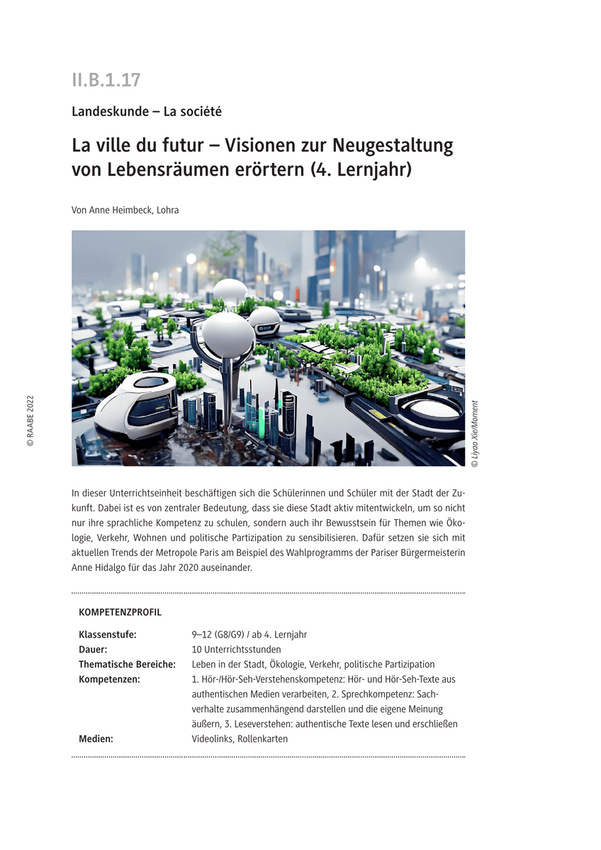La ville du futur