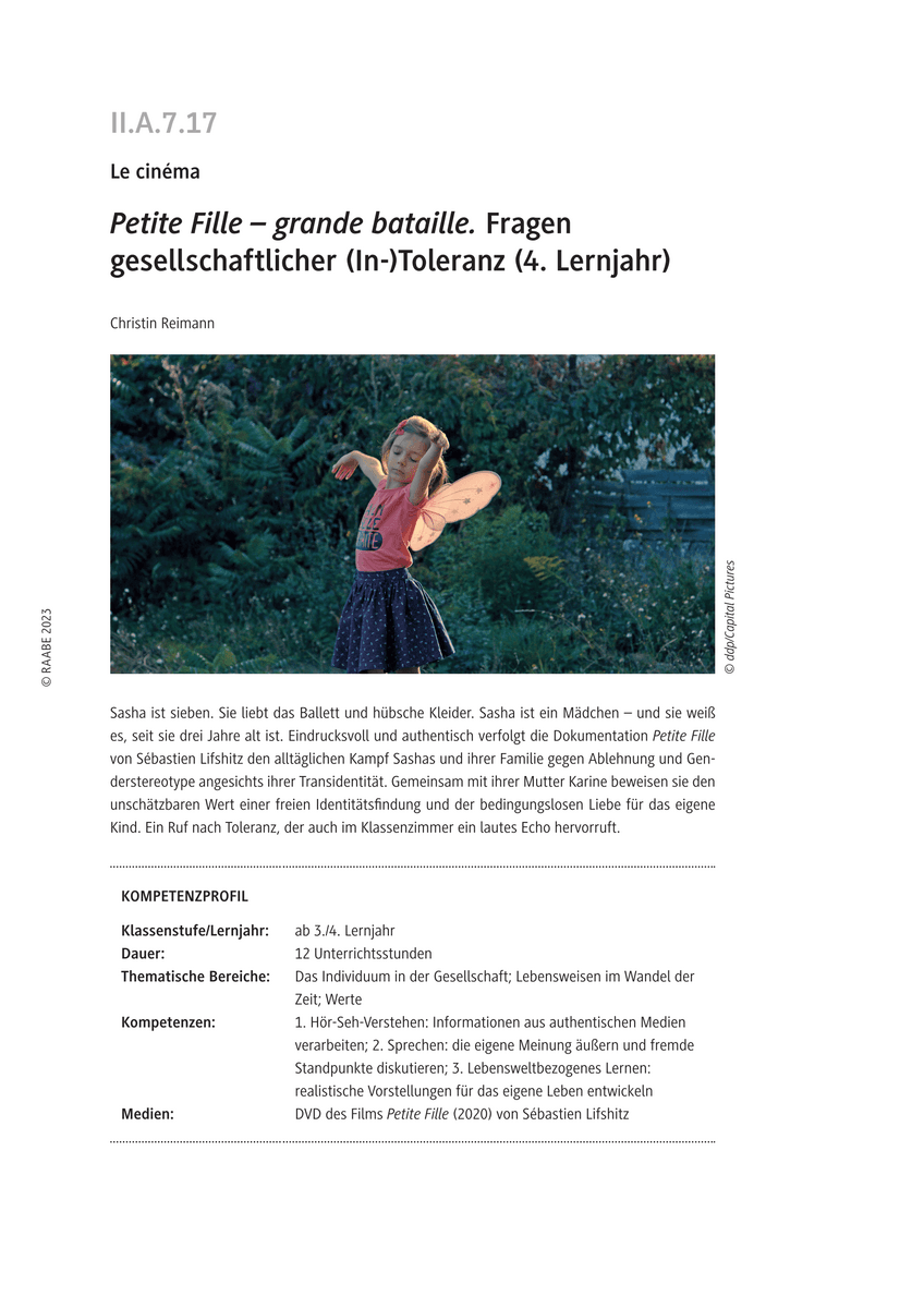 Petite Fille – grande bataille.