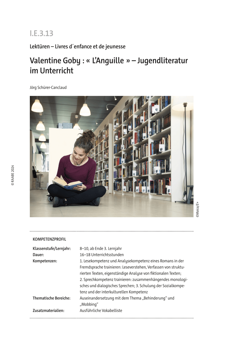 Valentine Goby : L’Anguille