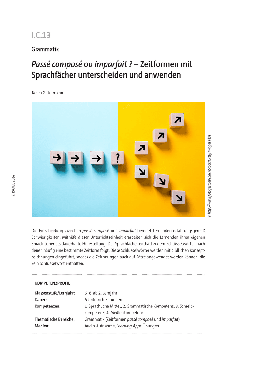 Passé composé ou imparfait ?
