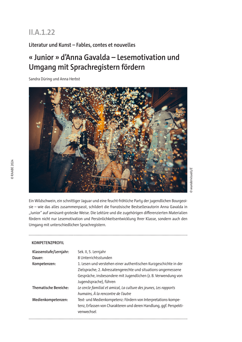 « Junior » d’Anna Gavalda