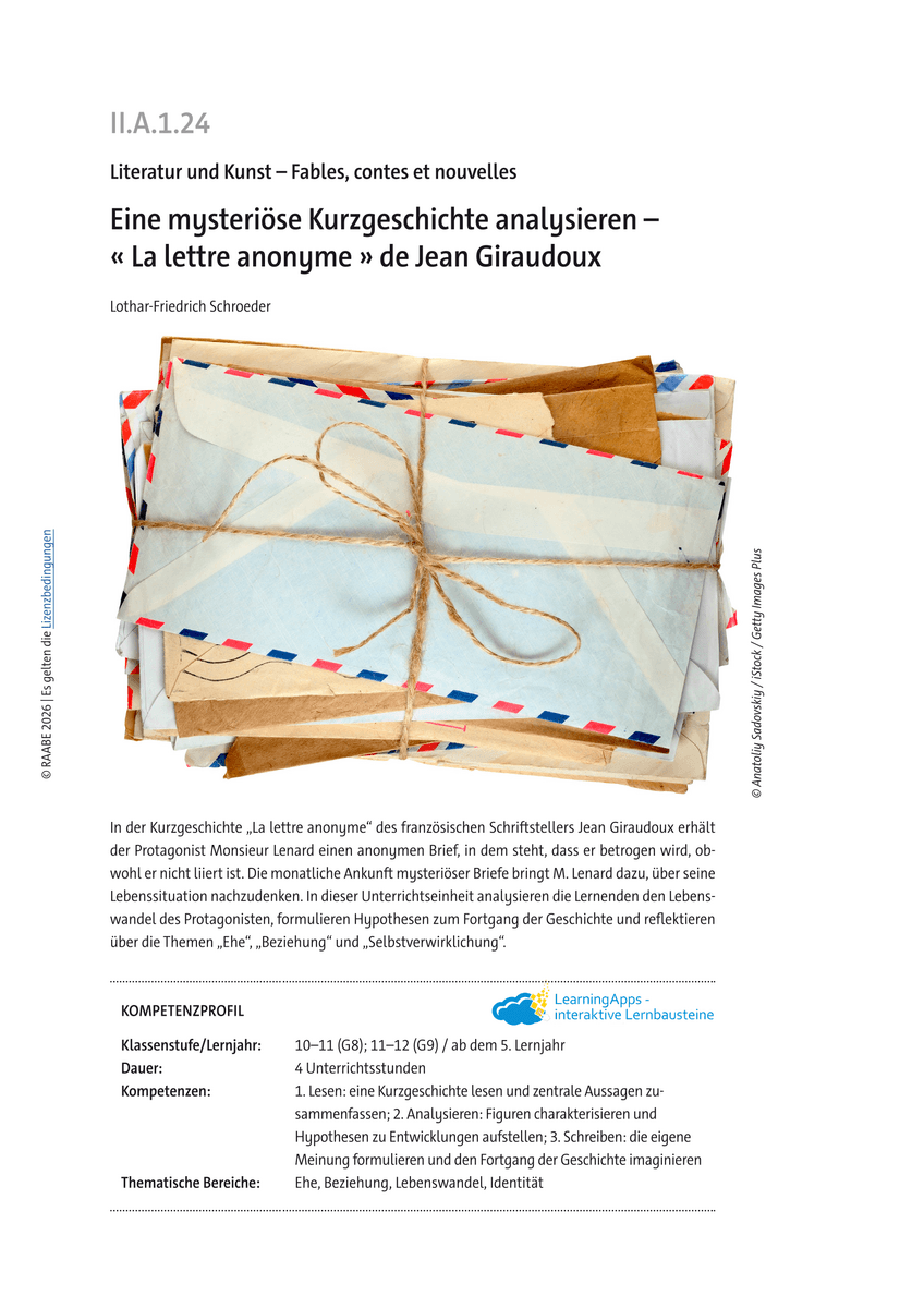 Eine mysteriöse Kurzgeschichte analysieren