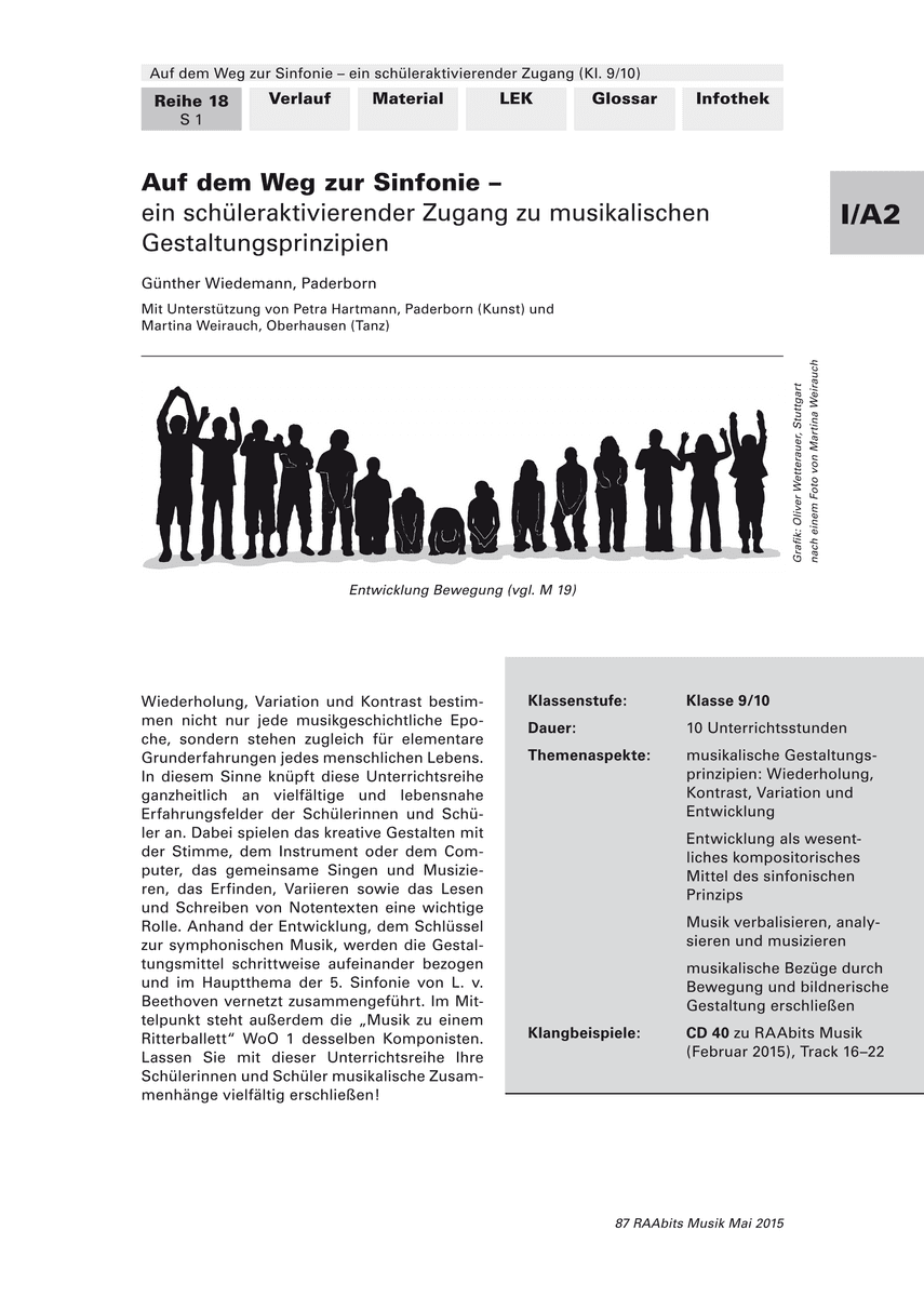 Auf dem Weg zur Sinfonie