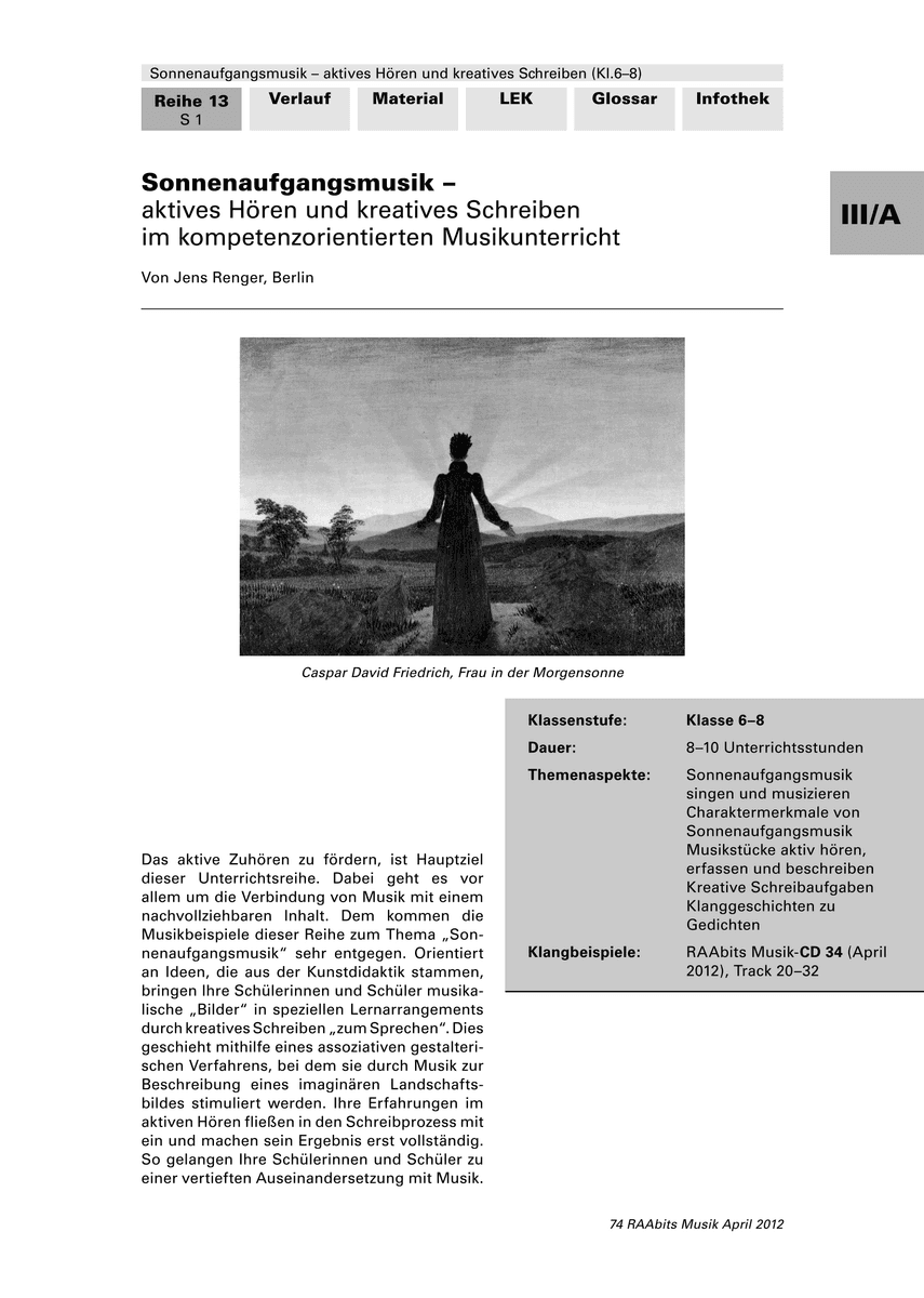 Sonnenaufgangsmusik