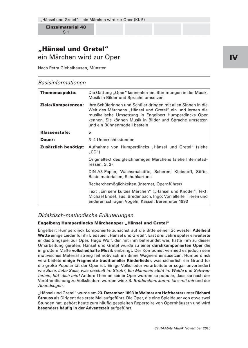 „Hänsel und Gretel“