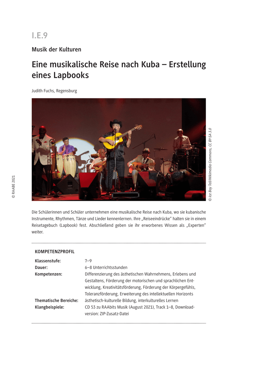 Eine musikalische Reise nach Kuba